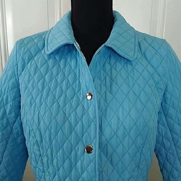 Briggs New York lightweight blue quilted jacket - Picture 2 of 8